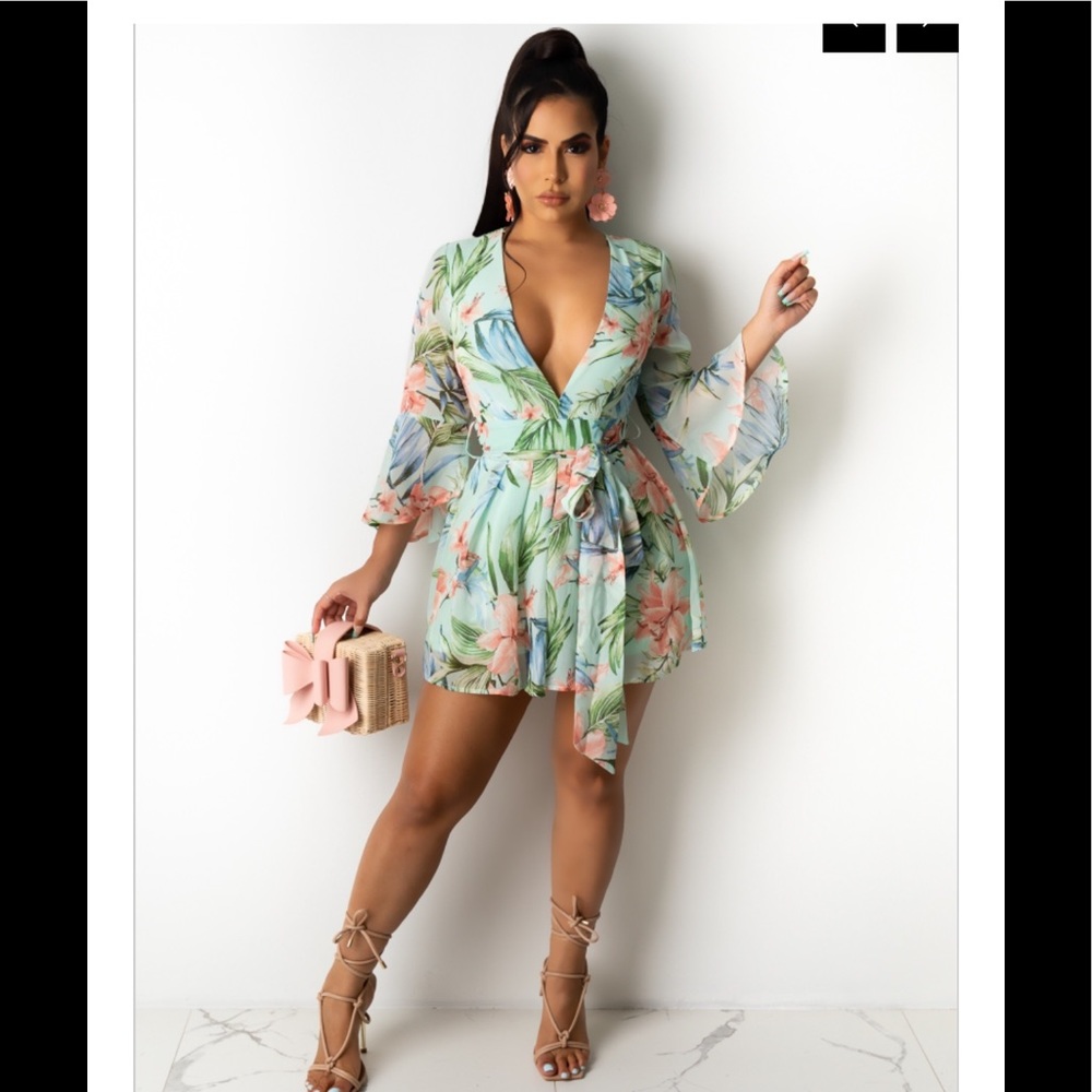NWT Here for you romper Diva boutique fashionnova